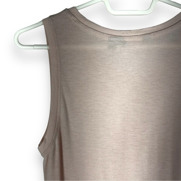 Athleta Threadlight Ruched Side Twist Tank, Ballerina Gown Pink, Size Small - Picture 8 of 10